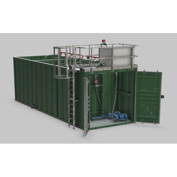 Portable MBR Equipment For Treatment Of Industrial Effluents 120m3/Day