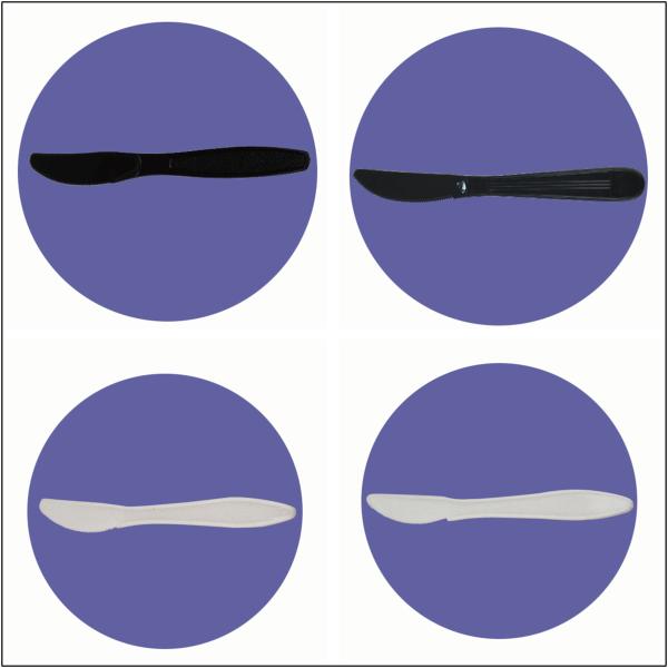 DISPOSABLE PLASTIC SPOON & KNIFE & FORK, PS OR PP MATERIAL, GOOD QUALITY
