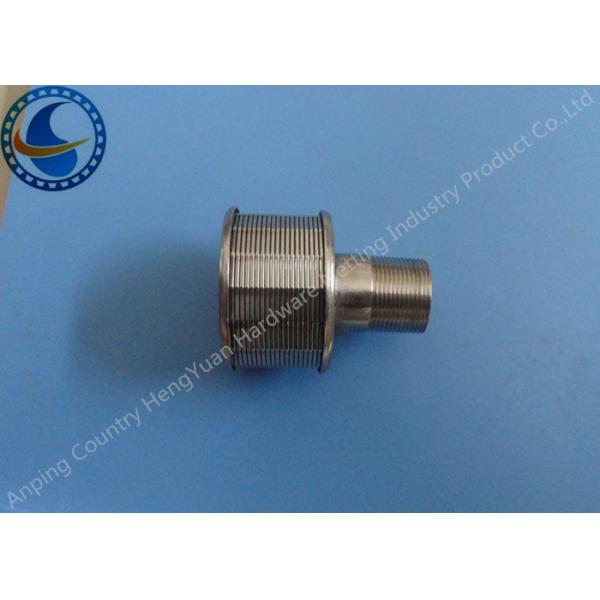 Approved Resin Trap Filter Water Filter Nozzle With Wrap Wire Welding Technique