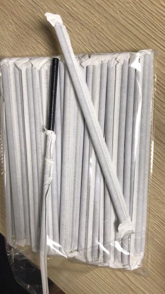 Everyday Season Biodegradable Paper Straws Single Wrapped with Custom Logo Printing