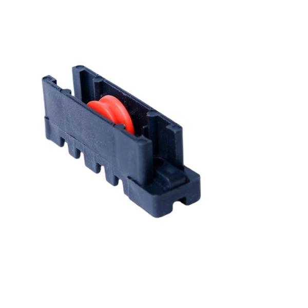 Adjustable PVC Pocket Sliding Plastic Door Roller Fittings Assembly