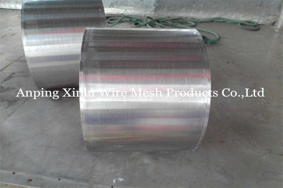 Барабанчик OD 620mm экрана 304 SS 321 роторный с цилиндром провода клина длиной 0.6m