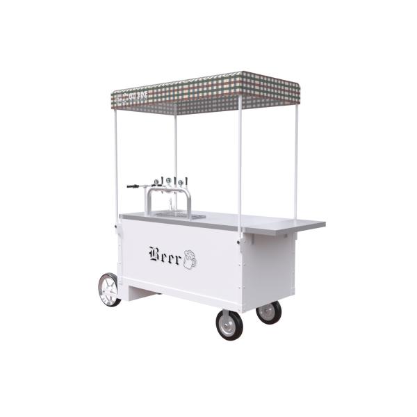 Climbing 25° Disc Brake 300KG Beer Mobile Drink Cart