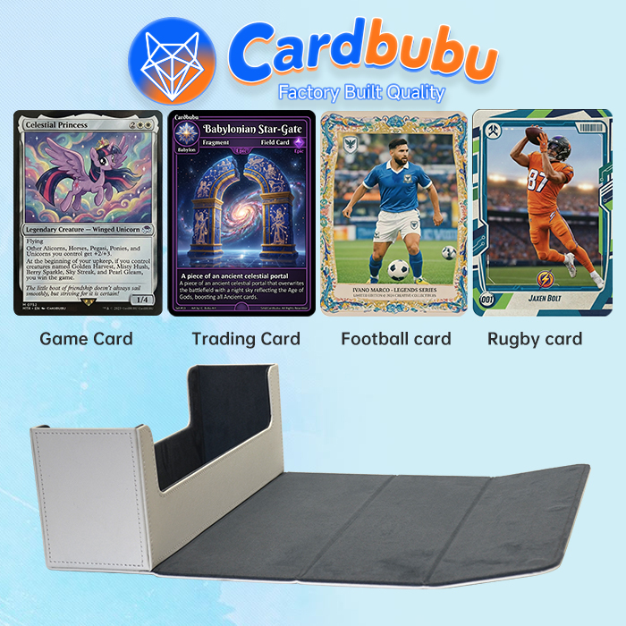 Large Capacity Double Deck Box Logo Printing OEM Pokemon Card Deck Box