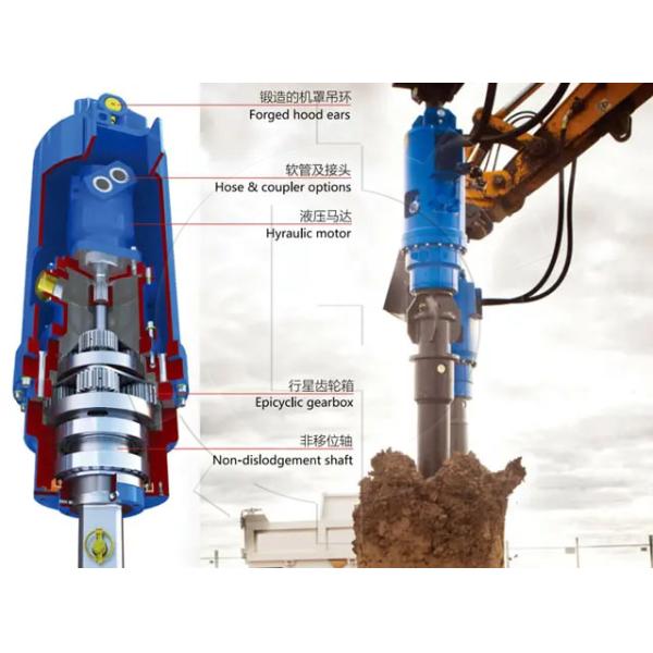 EC120 EC130 EC140 EC210 EC240 EC290 Экскаваторные приспособления Гидравлическая земляная бура с машиной 10-30 т