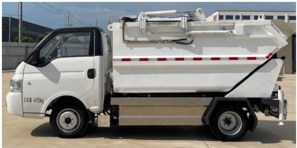 Pure Electric Self Loading Dump Truck For Electric Trash Collection