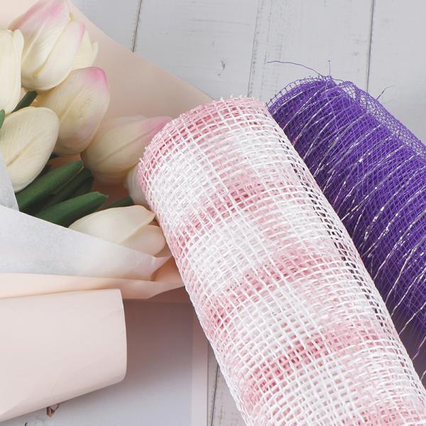 Создать потрясающий венок с MSD Poly Deco сетки ленты и следовать упаковке тюль ленты