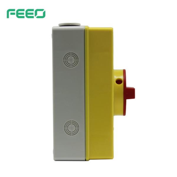 FAIS 690VAC 32A Waterproof Isolator Switch Yellow IP66 Protect Level