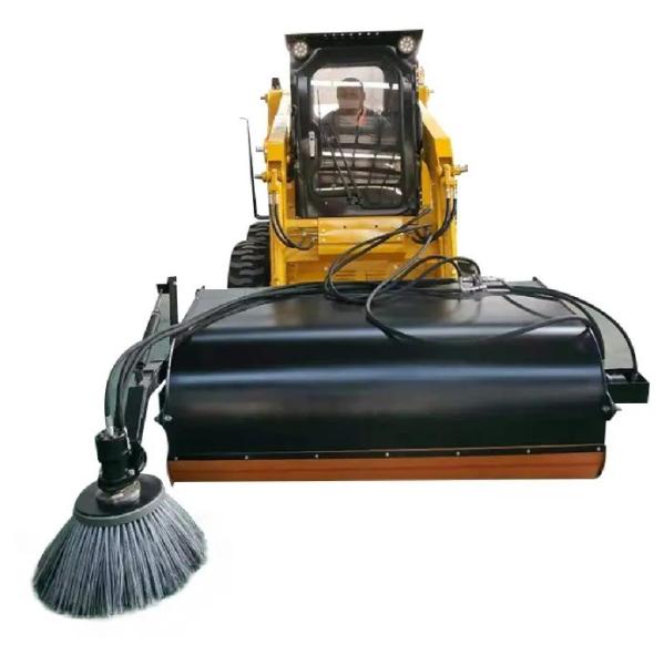 CE certified mini wheel skid steer loader with EPA and HANSA hydraulic pump attachments