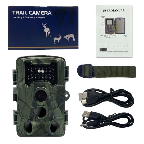 PR1000 Trail Camera 34pcs LED   IP54 Dual Lens 15m