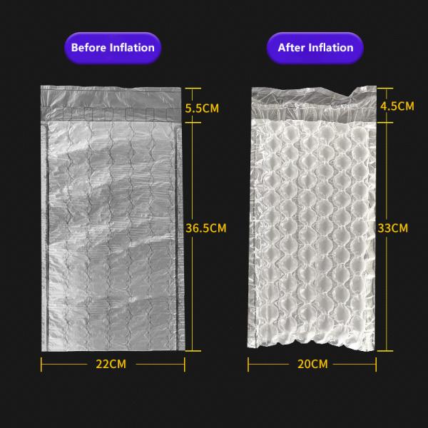 OEM Air Inflatable Bubble Bags Cushioning Wrap For Packing