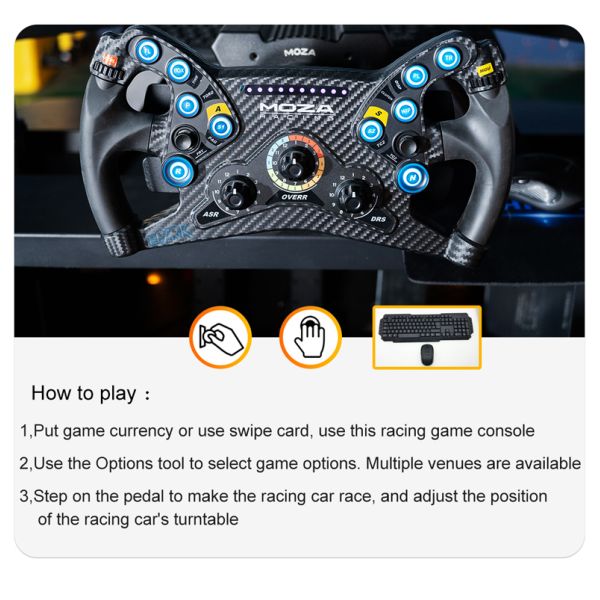 Three Screen Six-Axis Drift Racing Car – Immersive Arcade Racing Experience
