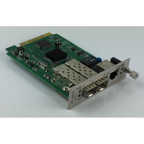 Remote Management 10G Media Converter  With 1 + 1 Fiber Optical Protection