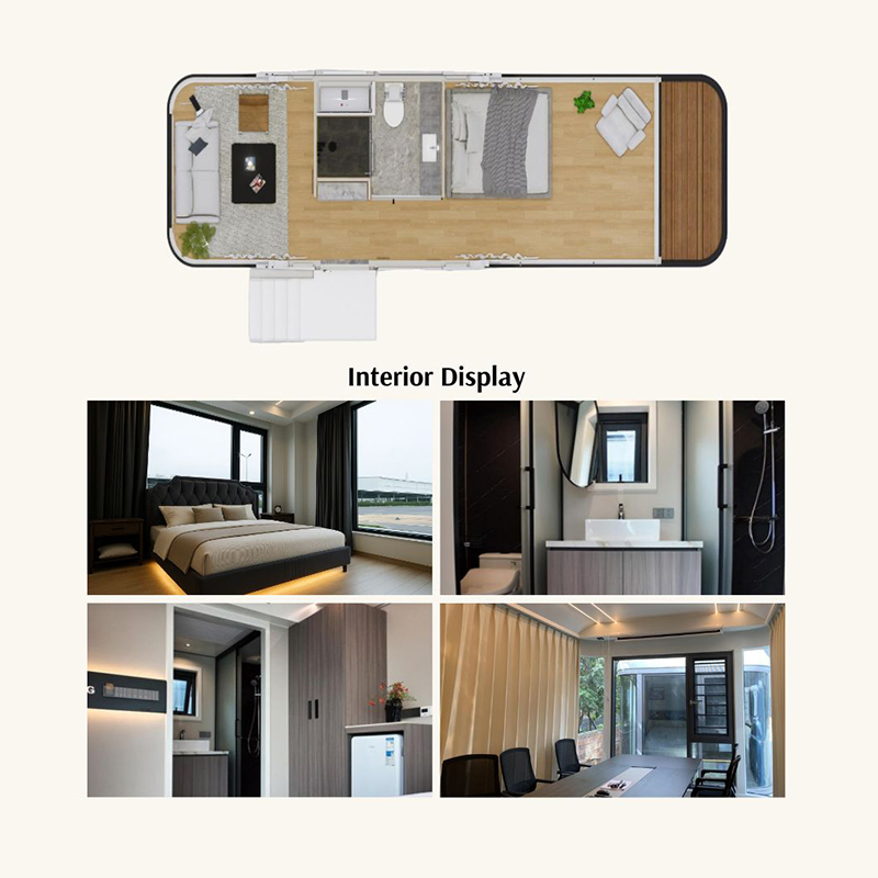 Portable Villas Prefab Capsule Homes Modern Luxury Strong Durability Modular Prefabricated Space Capsule House Container