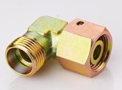 Elbow DIN Hydraulic Fittings Reducer Tube Adapter With Swivel Nut  2C9 / 2D9