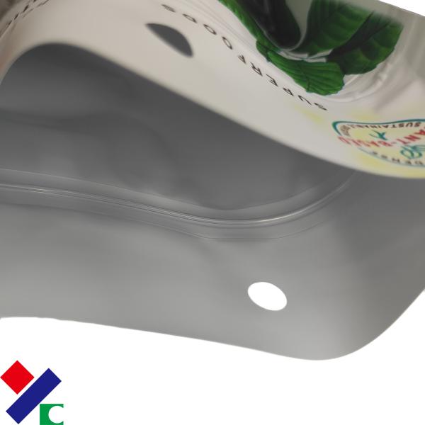 Food Grade Laminated Biodegradable Packaging Bags 80-180mic For Dried Fruit / Snack