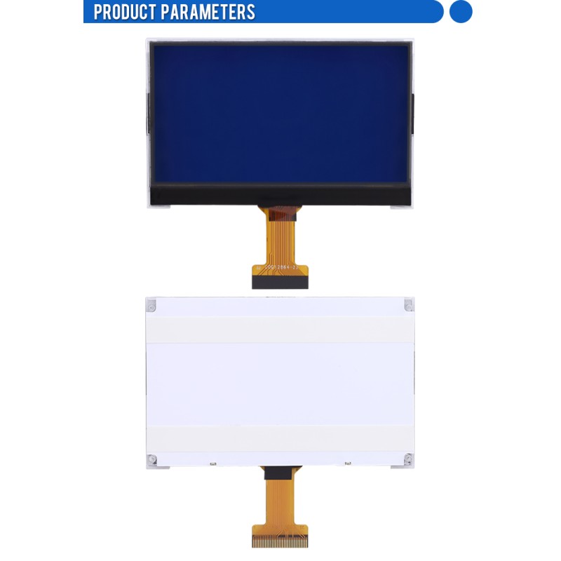 COG12864-22 Blue Film 32 PIN I2C \ SPI Module COG Matrix LCD Screen ST7567 Controller