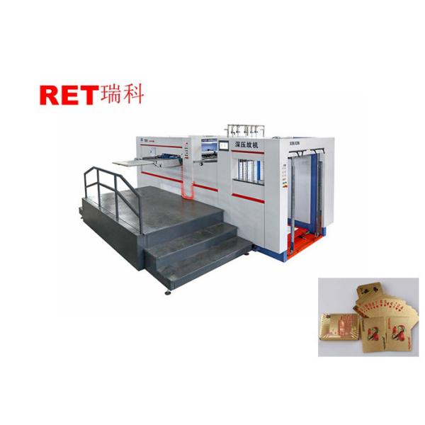 Automatic Pneumatic Deep Embossing Die Cutting Machine With Adjustable Feeder