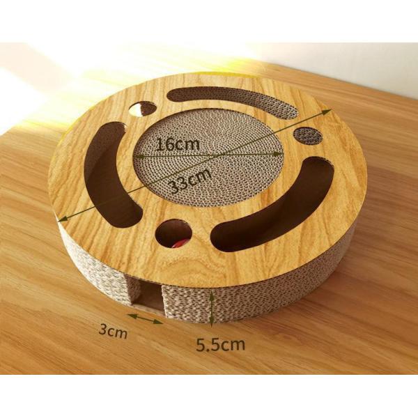 Bola de juguete de gato de madera 5.5 * 33cm Estilo de lujo lindo para juego interactivo y entretenimiento