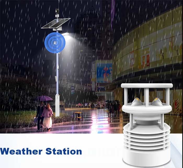 Gigabit Long‑Range Wireless CPE Solar Smart Pole | 10‑15KM Transmission, Outdoor WiFi Hotspot