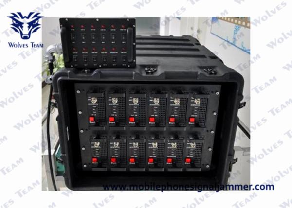 350W Power Cell Phone Blocking Device , Portable Cell Phone Jammer GSM 3G 4G