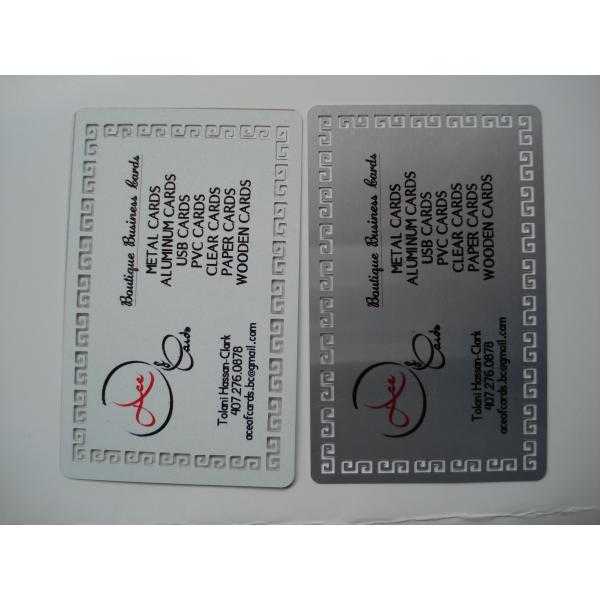 Blank Metal Business Cards Laser Colorful For A4 / A3 Sublimation Paper