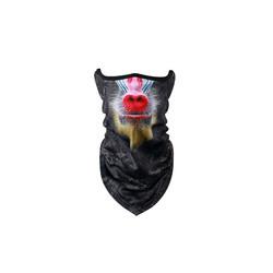 Sweat-proof Breathable Comfortable Pattern Outdoor Riding Bicycle Mouth Shield Motorcycle Face Mouth Shield Neck Head Scarf