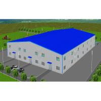 Préfabriqué léger structure ondulé feuillard des bâtiments de stockage en métal de mur de toit