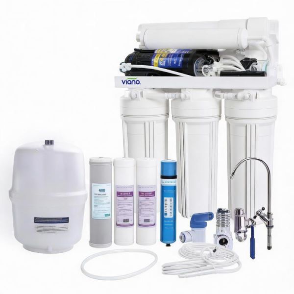 5 Stage RO Water Purifier With 3.0G Pressure Tank 50–400G/Day High Flow