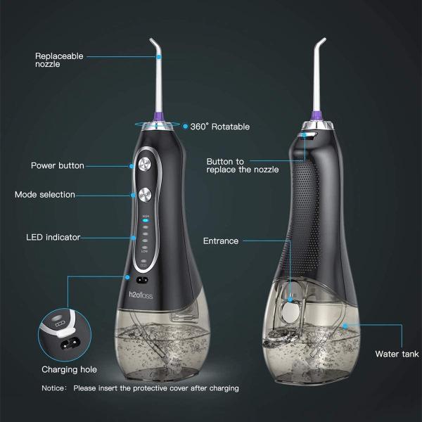 Водоустойчивое портативной машинки Flosser воды Electric перезаряжаемые для дома и перемещения