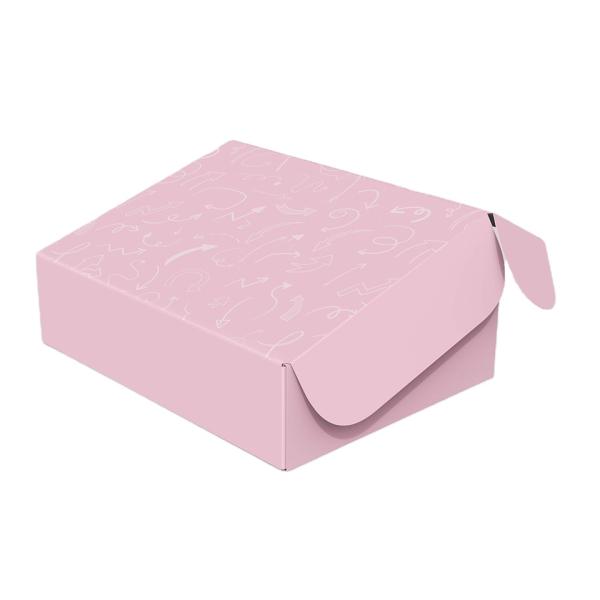 Специализированная одежда на розетке почтовый ящик бумажная коробка гофрированная упаковка розовые коробки для доставки