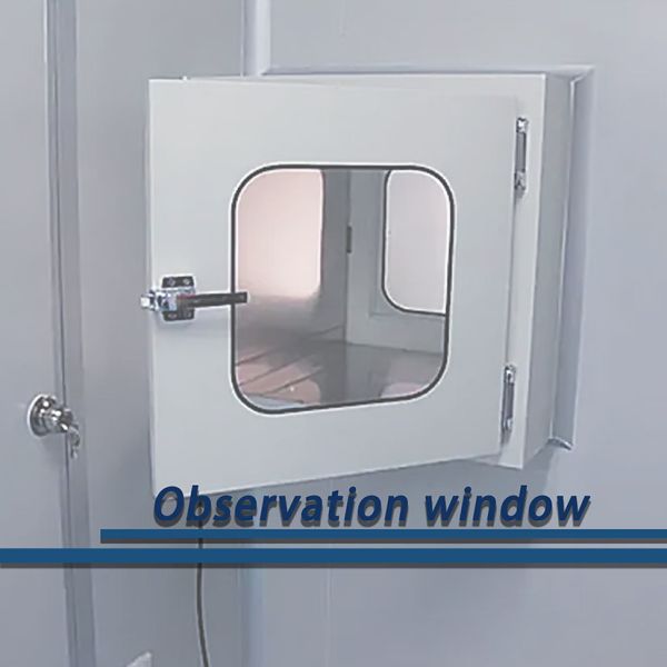 Electronic Dynamic Pass Box 600mm Pass Through Cleanroom Interlock Pass Box