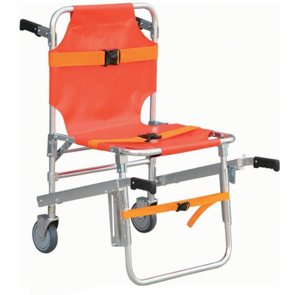 Emergency Aluminum Alloy Stair Chair Stretcher Evacuation Foldaway Lifting Wheelchair