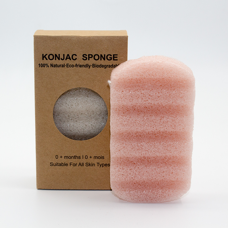 Губка Konjac волны очищая