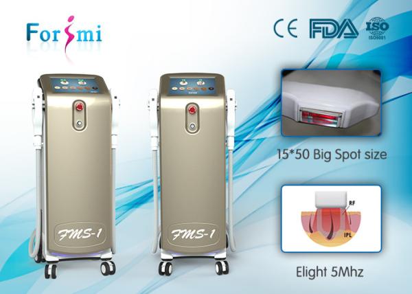 Two handle equipted,multi functions,big size capacitive screen,SHR Hair Removal Machine
