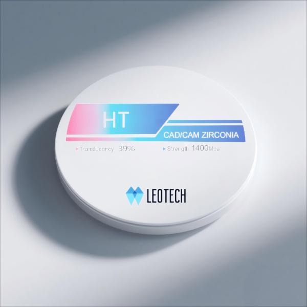 HT High Opacity Zirconia Block for Veneers / Inlays / Onlays White Shade CAD/CAM Milling Disc 98x25mm