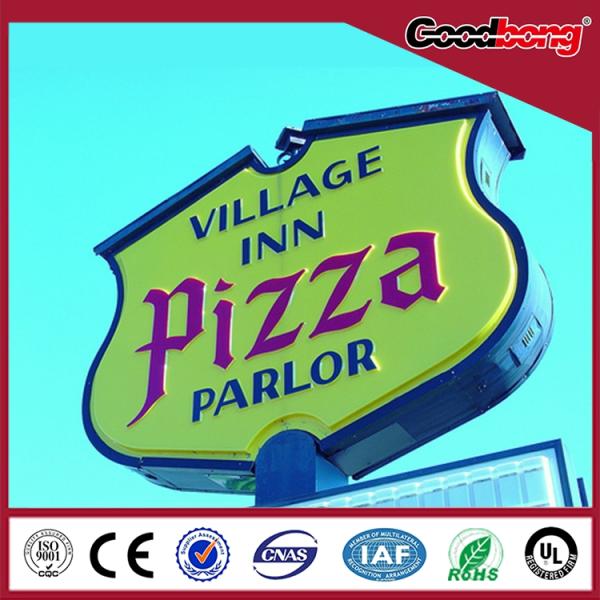 Advertising restaurant shop sign, advertising sign , shop billboard