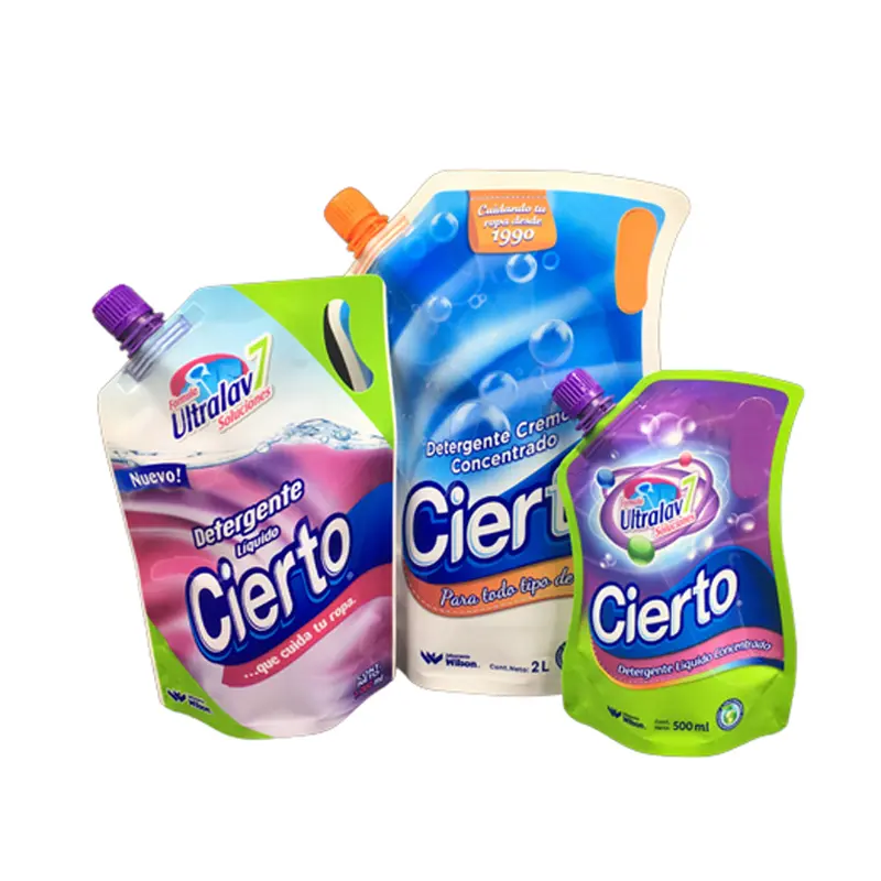 CE Certificate LC-300R 8 Stations Automated Pre-made spout bags rotary packing machine wash liquid/ shampoo/ d/high speed laundry detergent spouted pouch rotary doypack Teflon sealer packing machine