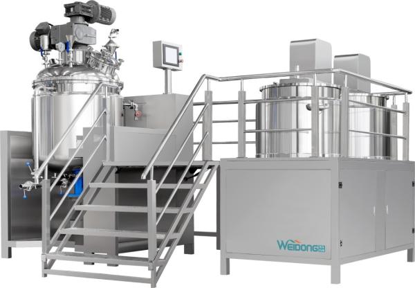 2.2KW PLC contrôle mélangeur émulsifiant cosmétique 1 an de garantie