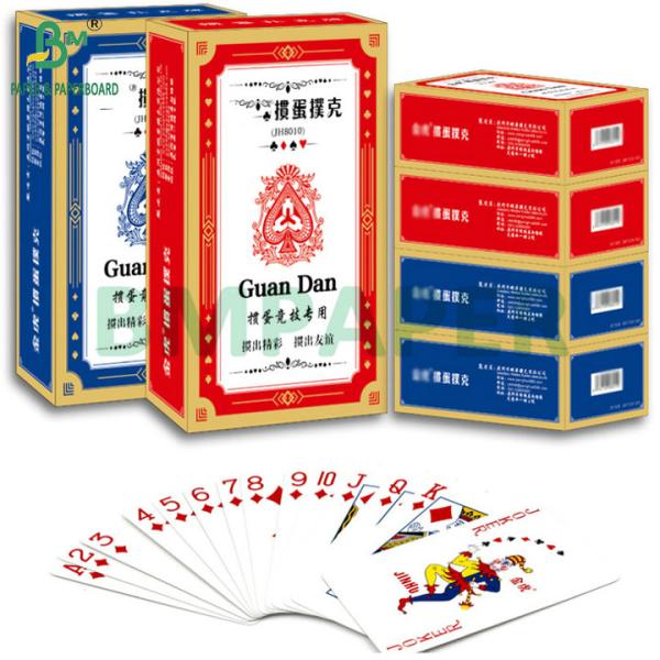 310g 320gsm Two Side White Coated Playing Card Paper Black Core Blue Core 310g 320gsm Two Side White Coated Playing Card Paper Black Core Blue Core