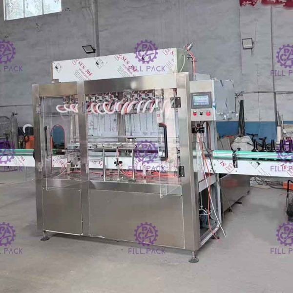 Automatic Plastic Bottle Filling Machine High Efficiency Multi Head Linear Non Corrosive
