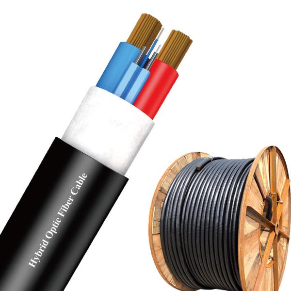 1-144 Core Hybrid Optical Fiber Cable Oxygen Free Copper Fiber Composite Cable
