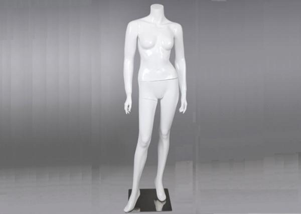 Fiberglass Female Display Mannequin , Store Lady Full Body Dummy Headless