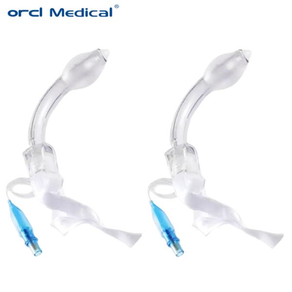 Tubes de trachéostomie en silicone à usage unique, menottés et non menottés
