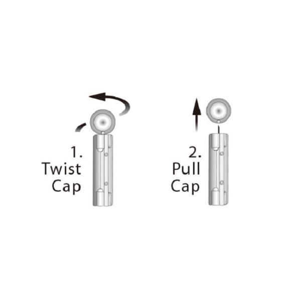 Gamma Sterilized Twist Blood Lancet Needle 30G Purple for Blood Sugar Testing