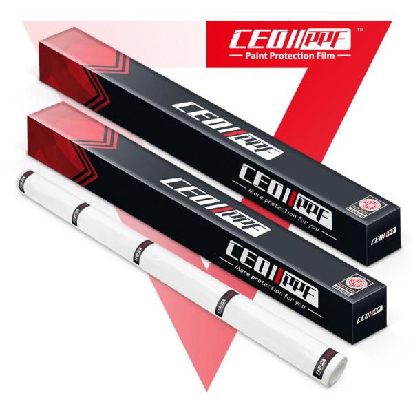 Film de protection contre la peinture 7,5 millimètres TPU Anti- rayures Anti- jaune Hydrophisation auto-réparation garantie 8 ans