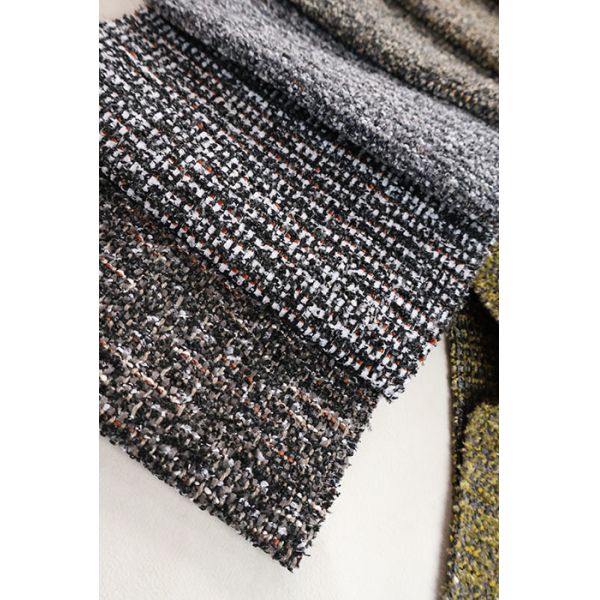 600gsm Warm Ochre Mix dusky taupe Luxury Chenille Fabric for Home Textile