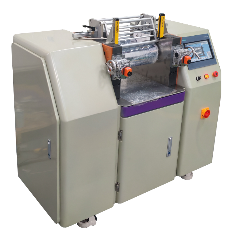 Rubber Plastic Compact Lab Two Roll Mill Machine 6 Inch Experimental Type