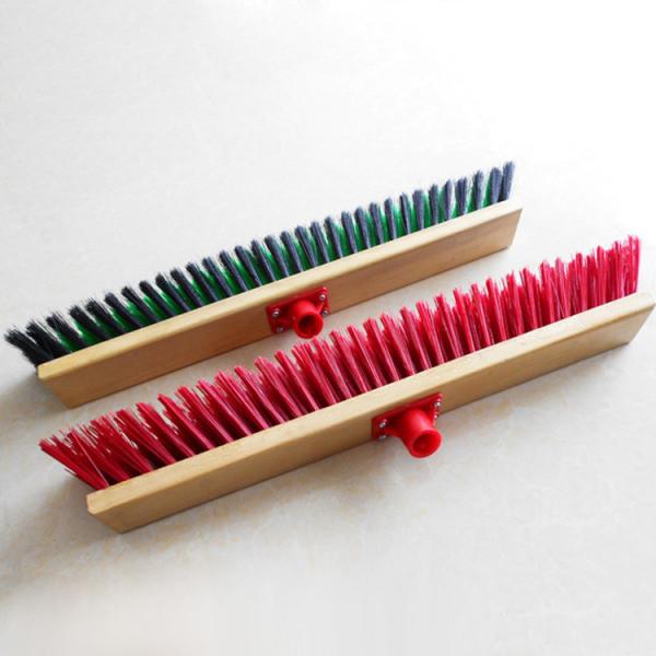 Ручка пластиковой головы веника уборки улицы щетинки алюминиевая