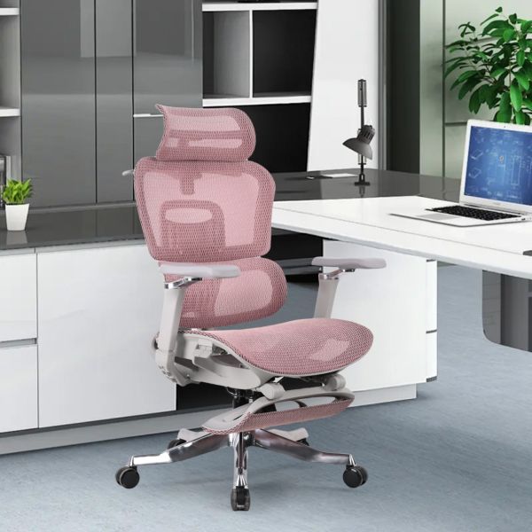 Boss Nylon High Back Ergonomic Mesh Office Chair Height Adjustable With 5D Armrest